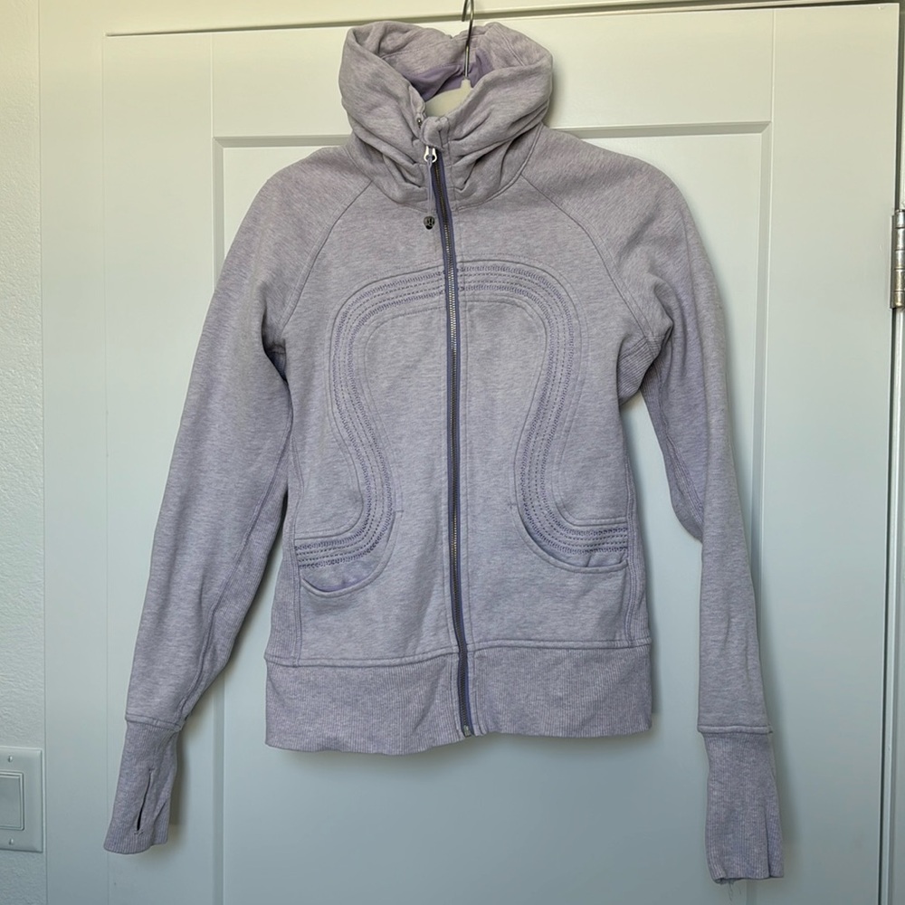 Lululemon 🍋 Scuba Jacket sz 6 💜